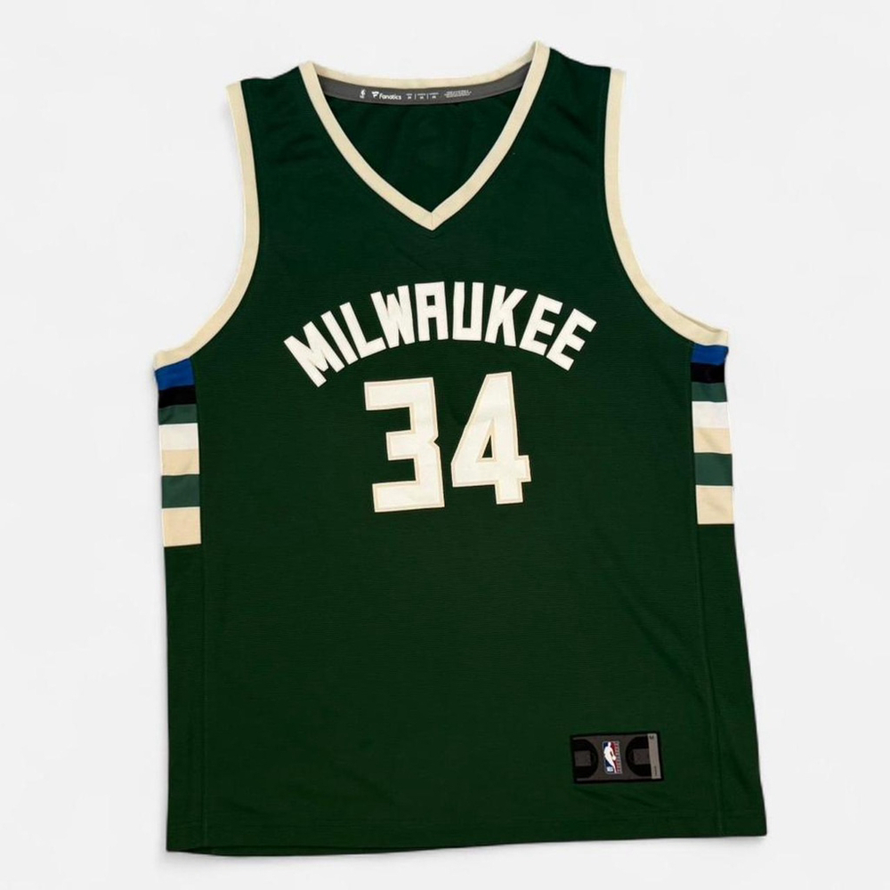 Fanatics Milwaukee Bucks NBA #34 Gianni’s Antetokounmpo Basketball Jersey - M